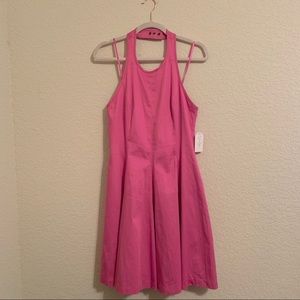 NWT Jessica Simpson halter A-line dress w pockets